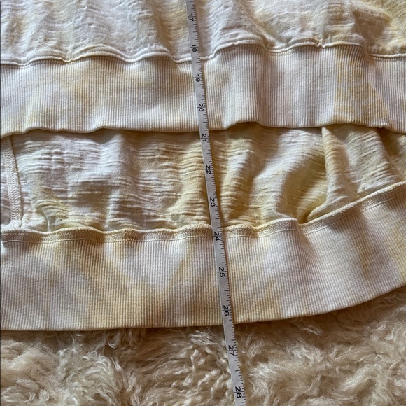 Krista Larson Bode Hoodie One Size Retail $280 in yellow white tie dye - Picture 7 of 13